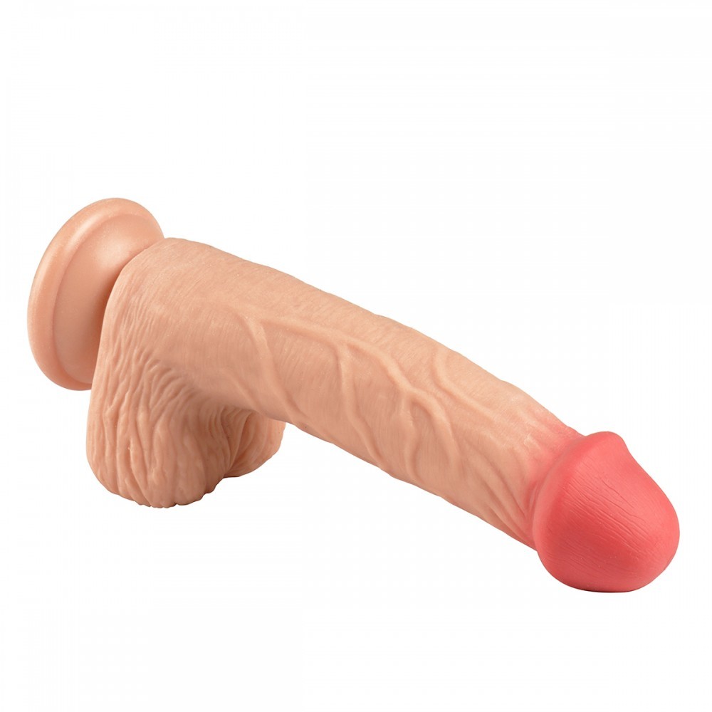 Prótese Peniana Realística com Texturas de Veias, Glande Definida e Escroto - Vip Mix | 15 x 3,7 cm - 6