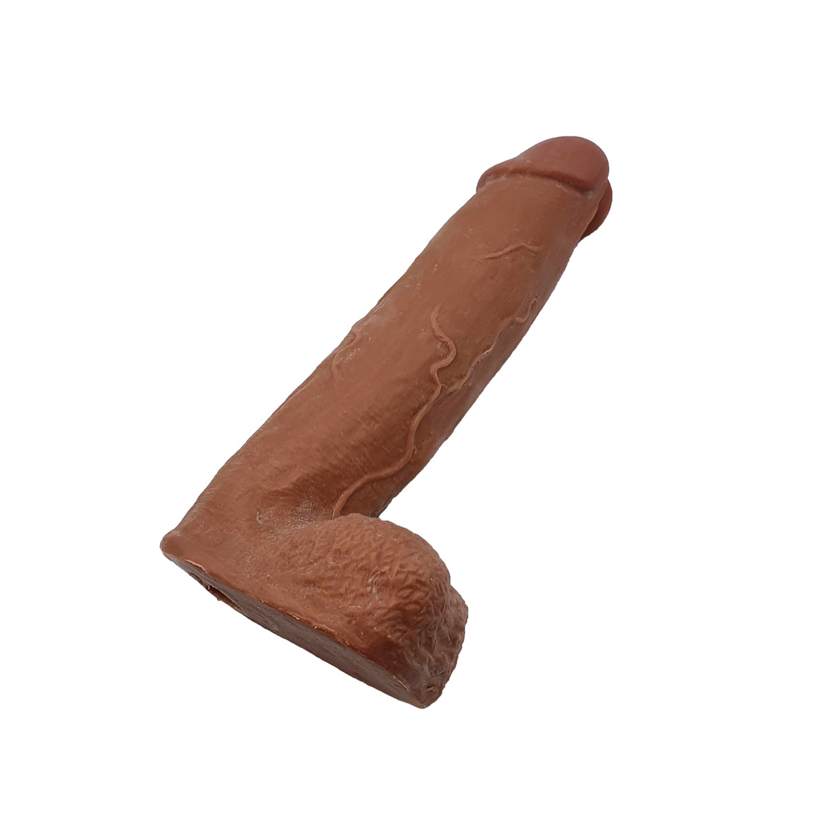 Prótese Peniana Realística em TPE com Ventosa Removível, Vértebra, Glande Definida e Escroto - SI Mr. Switch | 16,5 x 4,8 cm | Disponível em 2 Cores - 2