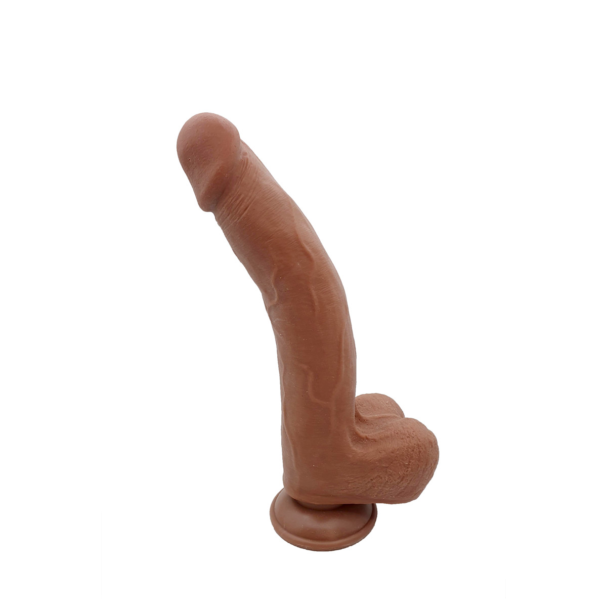 Prótese Peniana Realística em TPE com Ventosa Removível e Vértebra - SI Mr. Switch | 19,5 x 4,6 cm | Disponível em 2 Cores - 2
