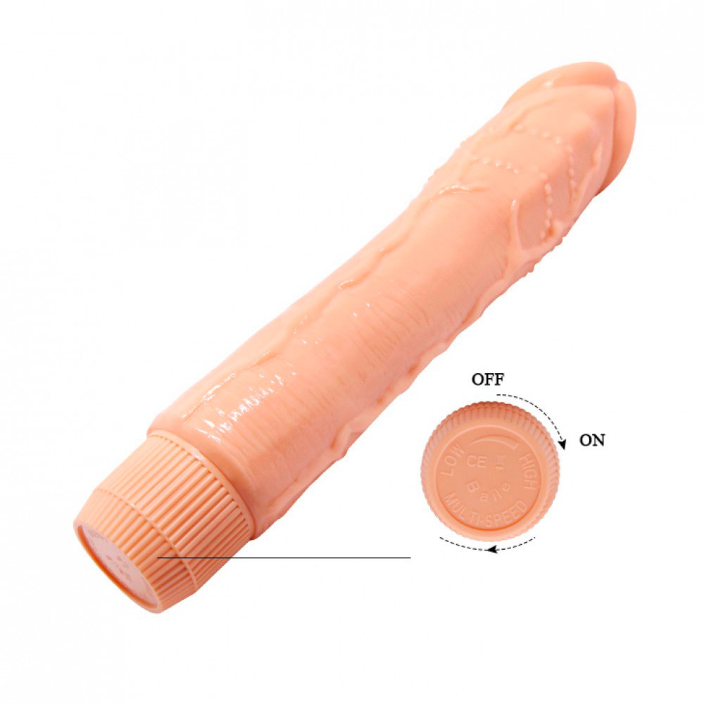 Prótese Peniana Realística com Vibração Multivelocidade - Barbara Dybbuk | 20 x 4 cm - 5