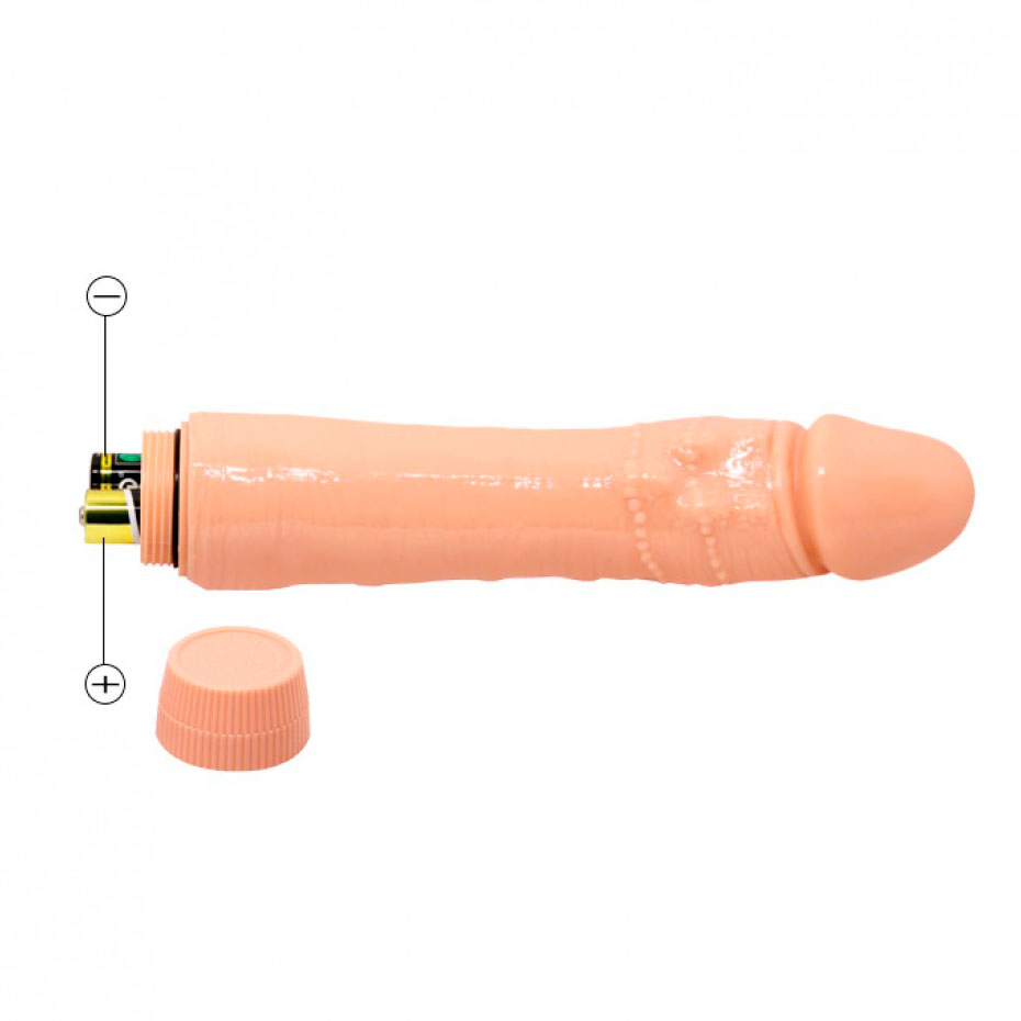 Prótese Peniana Realística com Vibração Multivelocidade - Barbara Dybbuk | 20 x 4 cm - 6
