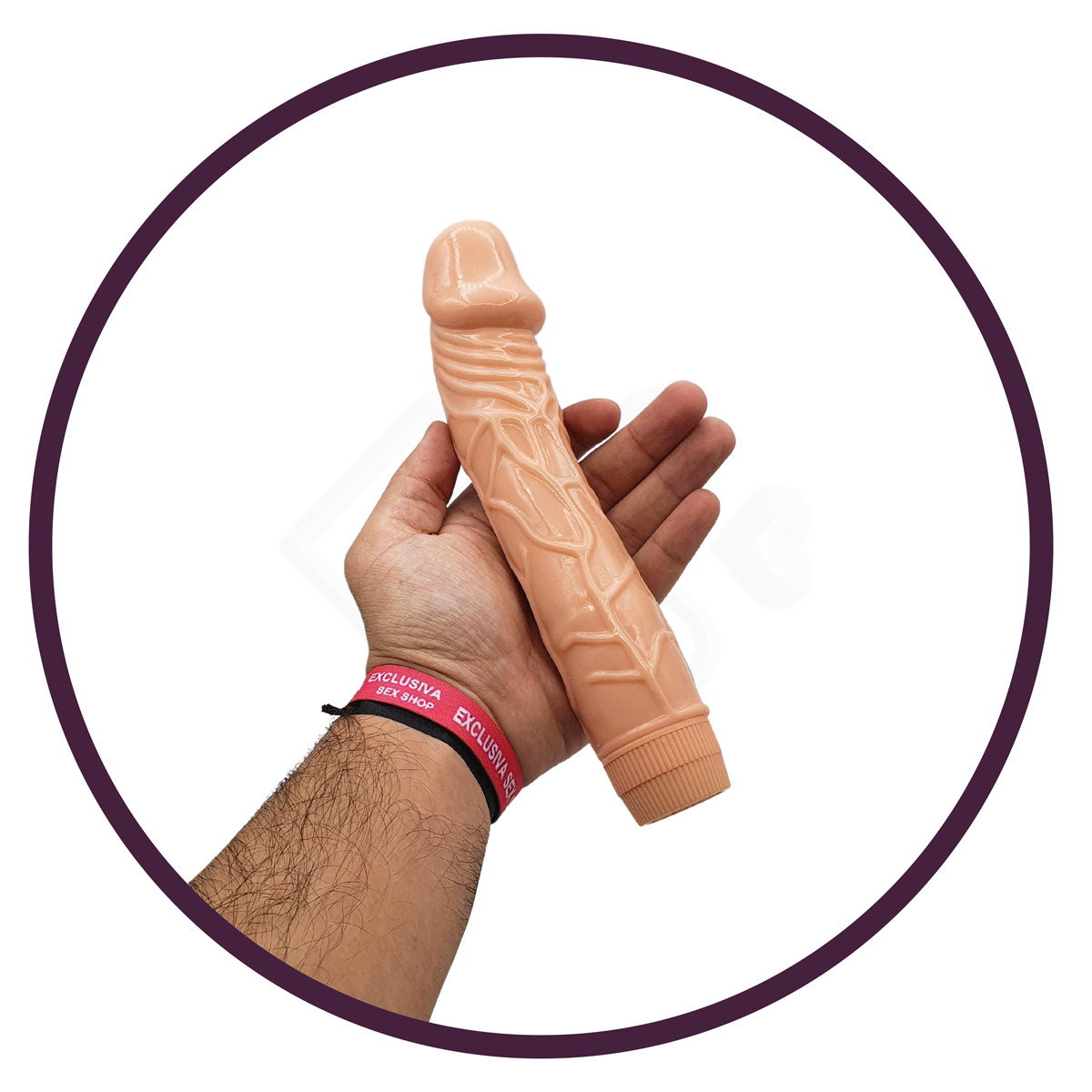 Prótese Peniana Realística com Vibração Multivelocidade - Barbara Let Me Thrill You Softly Bob 8.8 | 19,5 x 3,9 cm - 7