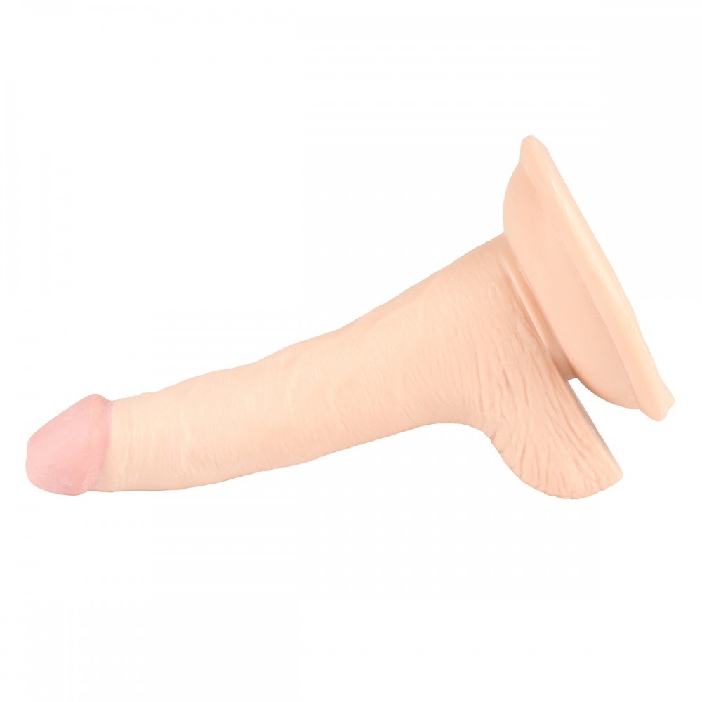 Prótese Peniana Realístico com Glande, Escroto e Ventosa - Lifelike Realistic Dildo | 13 x 3,2 cm - 5