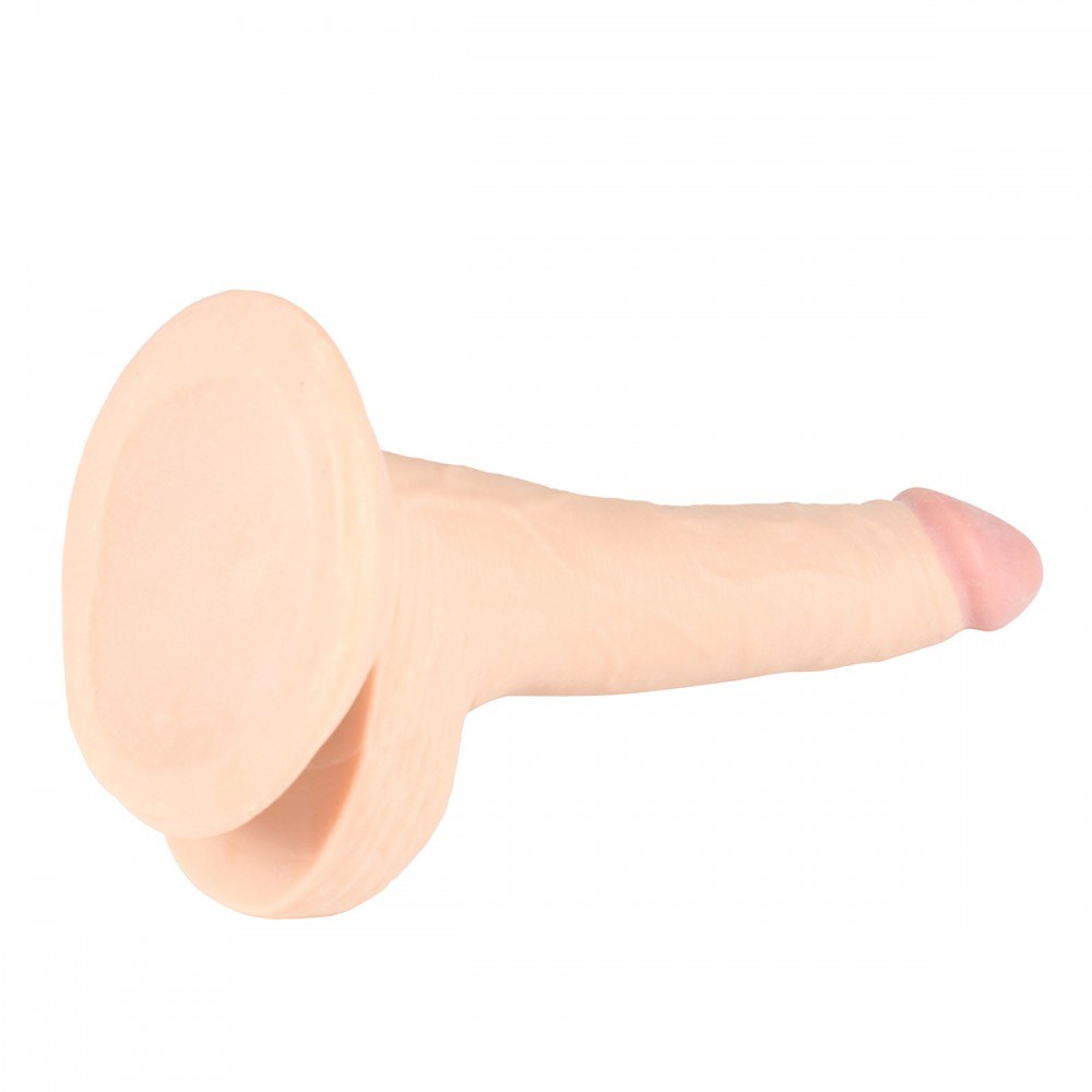 Prótese Peniana Realístico com Glande, Escroto e Ventosa - Lifelike Realistic Dildo | 13 x 3,2 cm - 6