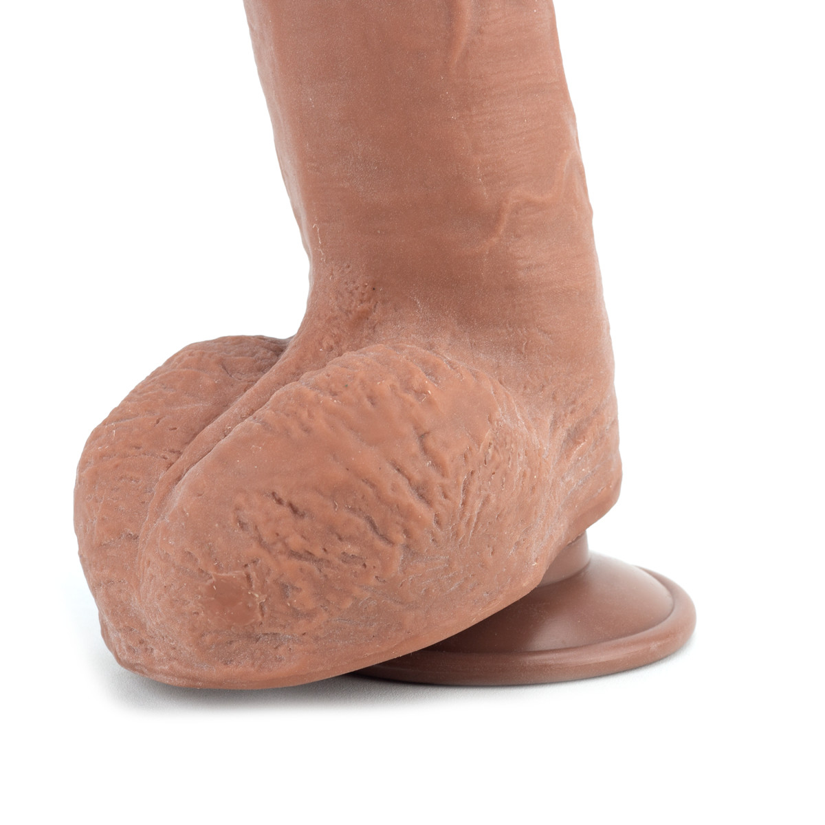 Prótese Peniana Robusta com Prepúcio Parcial, Vertebra, Escroto e Ventosa Removível - Mr Switch | 20 x 5,3 cm | Disponível em 2 Cores - 4