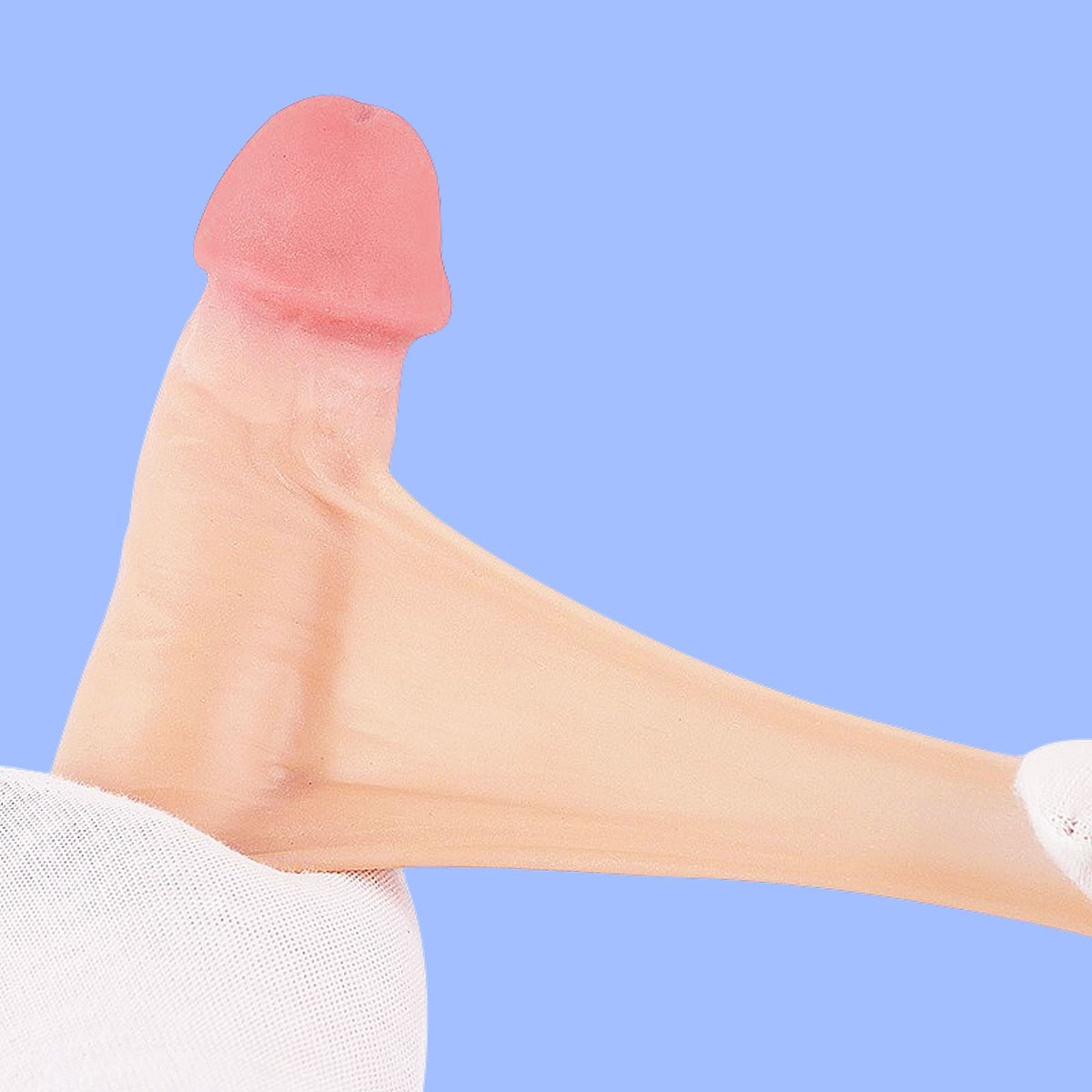 Prótese Peniana Super Realística em TPE com Glande Definida, Escroto, Vértebra e Ventosa Removível - SI Mr. Switch | 17,5  x 3,8 cm - 5