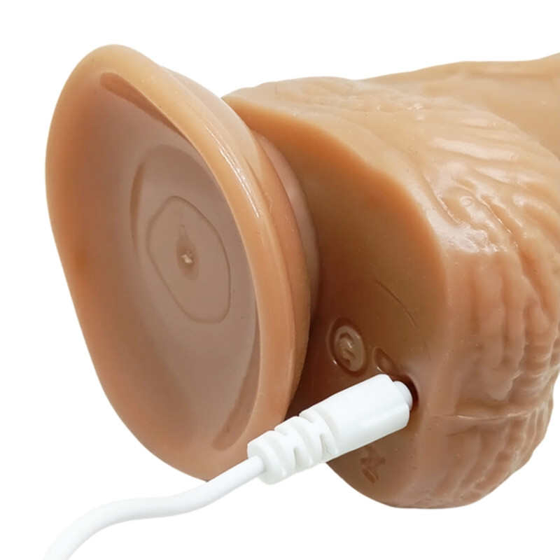 Prótese Peniana em TPE com 10 Modos de Vibração, Movimentos Rotativos e Função de Aquecimento - We Love | 16 x 4,1 cm - 5