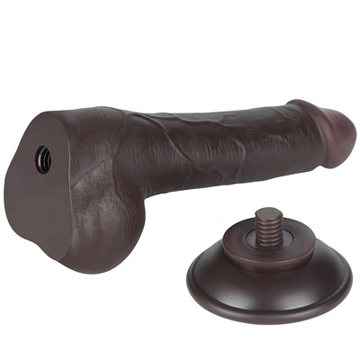 Foto 7 do produto Prótese Peniana em TPE com Escroto, Vertebra e Ventosa Removível - LoveToy Sliding-Slin Dong 7.5'' | 13,2 x 3,6 cm | Disponível em 3 Cores