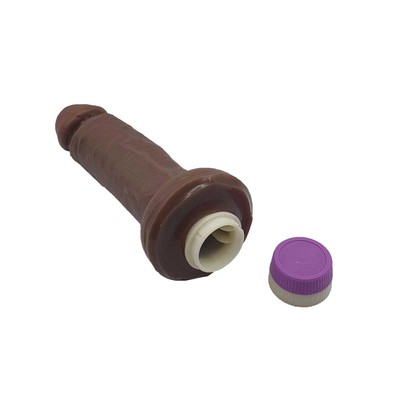 Foto 3 do produto Prótese Peniana em TPE com Glande Definida, Veias e Vibração Multivelocidade - Magic Sexy | 18,5 x 4,4 cm | Disponível em 3 Cores