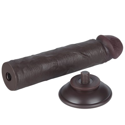 Foto 10 do produto Prótese Peniana em TPE com Glande Definida, Vertebra e Ventosa Removível - LoveToy Sliding-Slin Dong 8.0'' | 18 x 3,8 cm | Disponível em 3 Cores