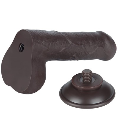 Foto 12 do produto Prótese Peniana Com Escroto em TPE com Prepúcio, Vertebra e Ventosa Removível - LoveToy Sliding-Slin Dong 7.0'' | 12,5 x 3,4 cm | Disponível em 3 Cores