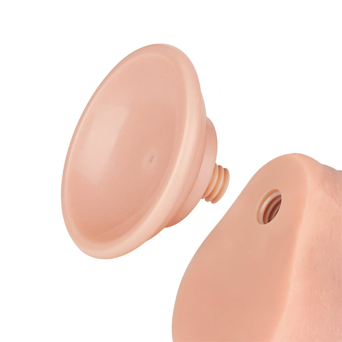 Prótese Peniana Com Escroto em TPE com Prepúcio, Vertebra e Ventosa Removível - LoveToy Sliding-Slin Dong 7.0'' | 12,5 x 3,4 cm | Disponível em 3 Cores - 11
