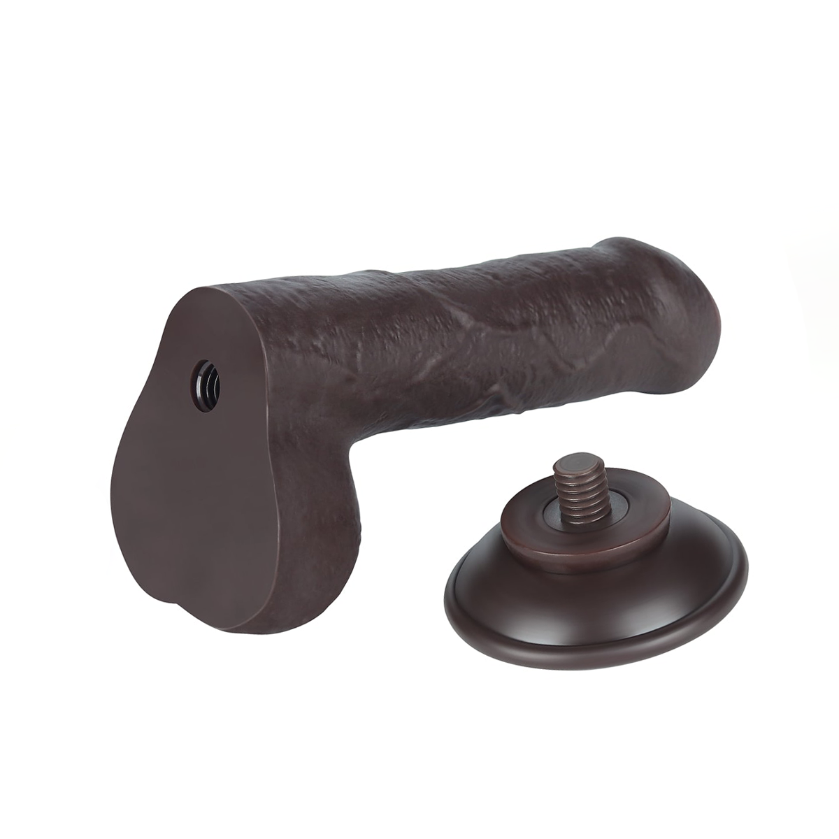 Prótese Peniana Com Escroto em TPE com Prepúcio, Vertebra e Ventosa Removível - LoveToy Sliding-Slin Dong 7.0'' | 12,5 x 3,4 cm | Disponível em 3 Cores - 6