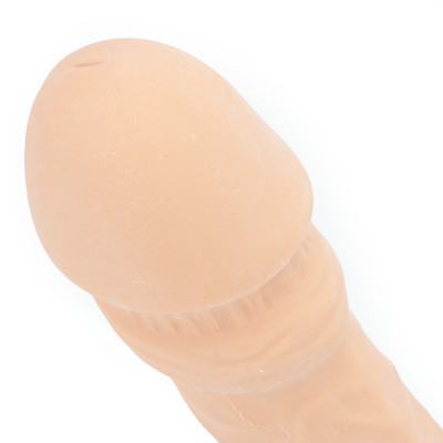 Foto 5 do produto Prótese Peniana em TPR com Glande Saliente, Veias, Prepúcio e Ventosa - Lybaile The Big Penis Strong Stimulation | 18,5 x 4,9 cm