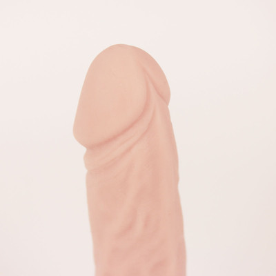 Foto 3 do produto Prótese Peniana Ultra Realística com Texturas de Veias, Glande Definida, Escroto e Ventosa - Lance´s Cock | 14 x 3,6 cm