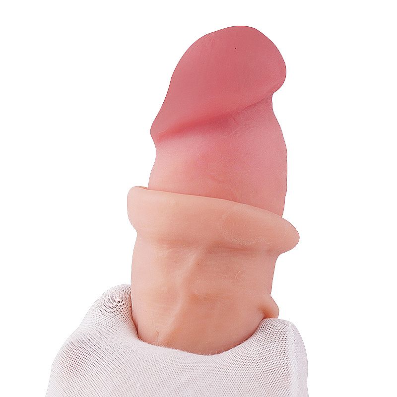 Prótese Peniana com Vertebras, Glande Definida e Escroto Robusto e Ventosa Removível - Mr Switch | 16 x 4,7 cm | Disponível em 2 Cores - 6