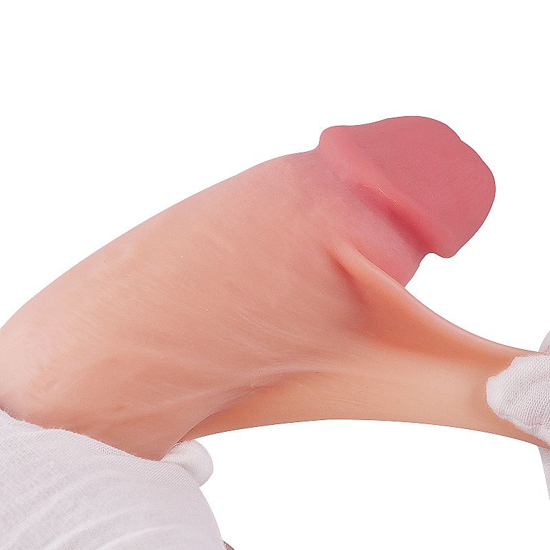 Prótese Peniana com Vertebras, Glande Definida e Escroto Robusto e Ventosa Removível - Mr Switch | 16 x 4,7 cm | Disponível em 2 Cores - 7