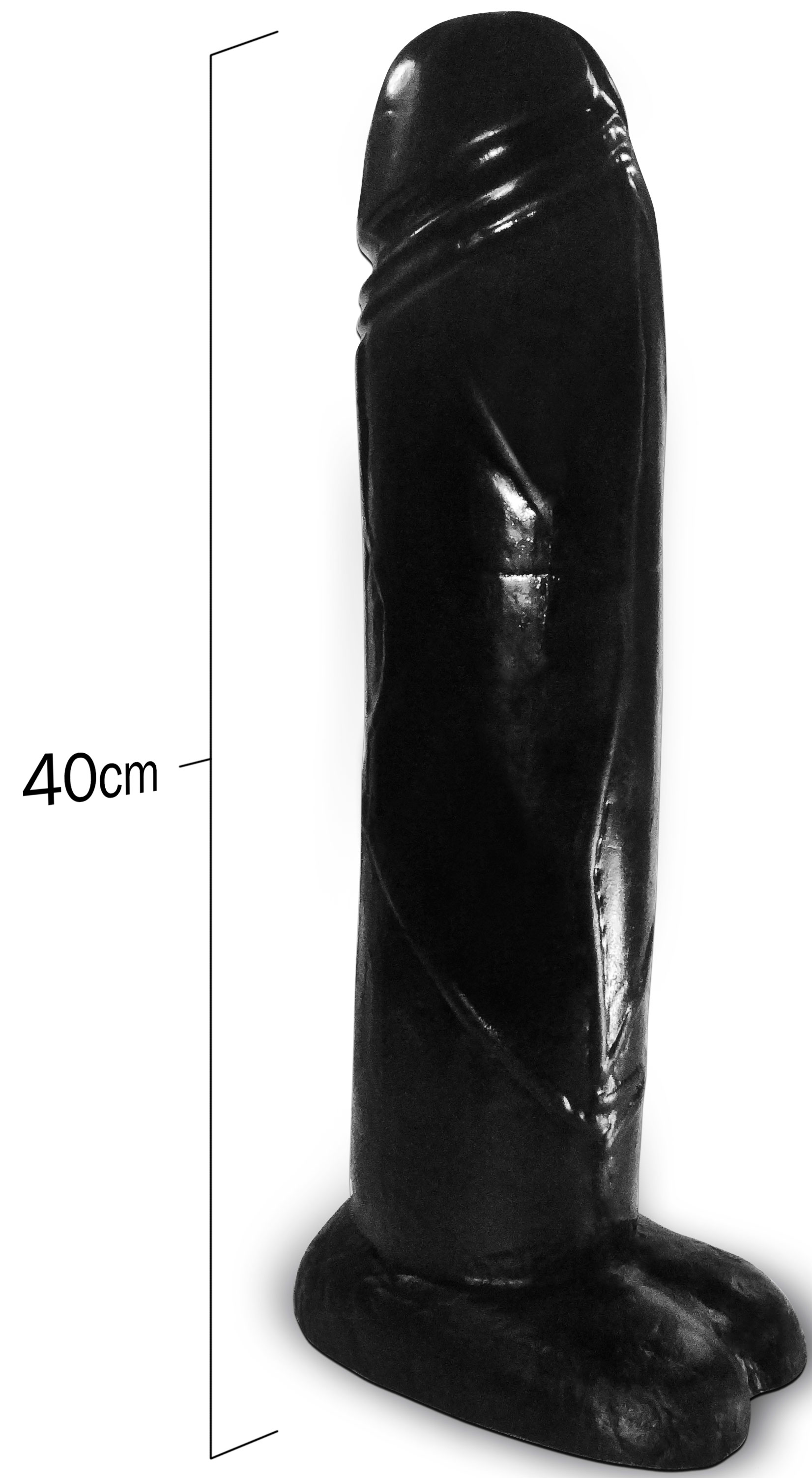 Prótese de Pênis Gigante com Escroto e Veias - Sexy Fantasy  Big Jow | 40 x 9 cm | Disponível em 3 Cores - 2