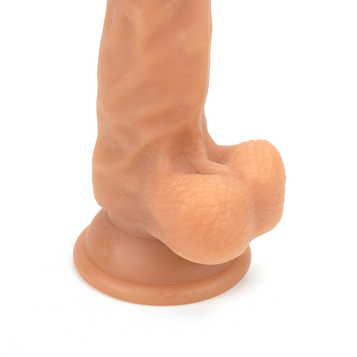 Prótese Peniana em PVC com Textura de Veias, Glande Definida, Escroto e Ventosa - Topo Toys Lance's Cock | 14 x 3,7 cm | Disponível em 2 Cores - 4
