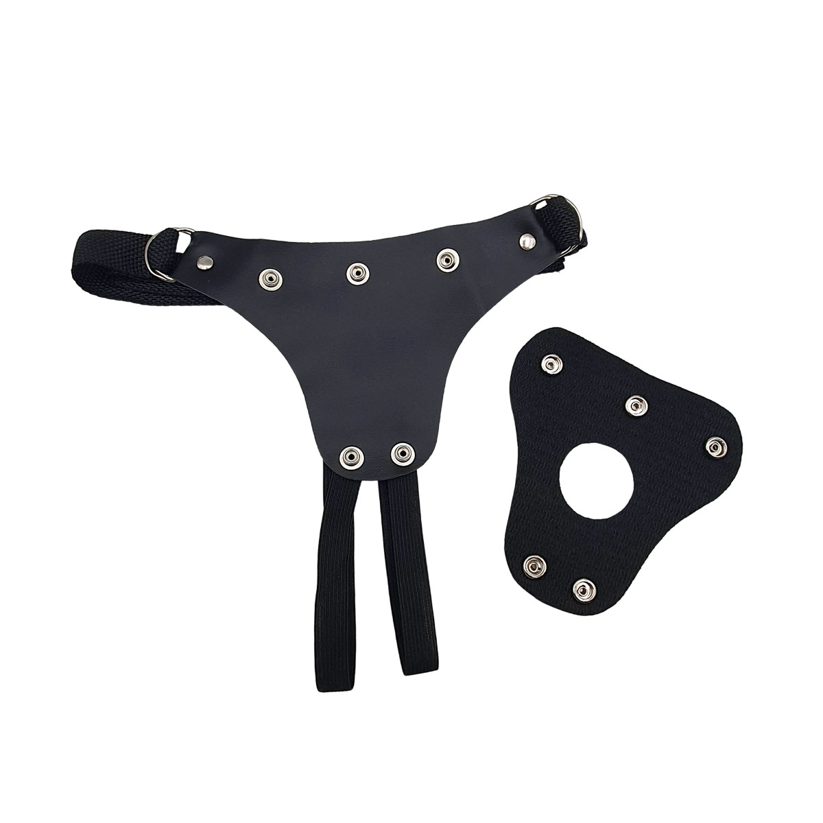 Prótese Realística em Cyberskin com Vértebra e Cinta Peniana Ajustável - CyberDildo 8 | 15,5 x 3,7 cm - 4