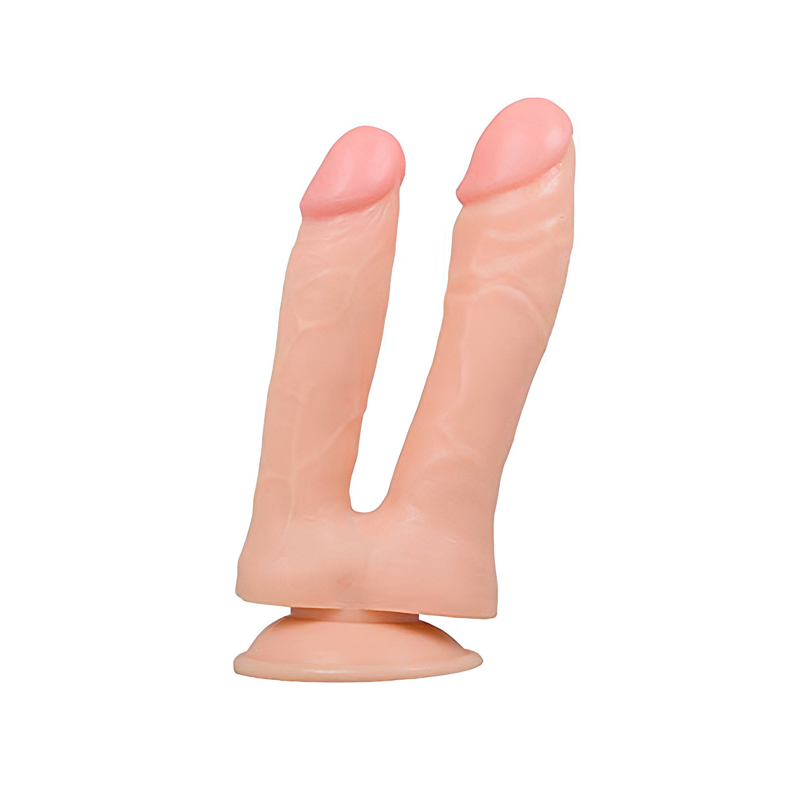 Prótese Peniana Realística Dupla em TPE Macio com Ventosa - Good Vibe Toys - 2