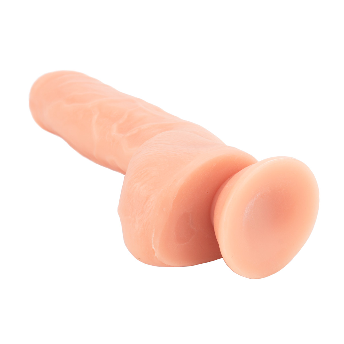 Prótese Peniana Realística com Escroto, Ventosa e Simulação de Ejaculação - Realistic Ejaculating Dildo 9" | 14,2 x 4,4 cm - 5