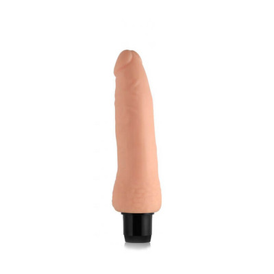 Foto 2 do produto Prótese Realística com Formato de Pênis em Cyberskin e Vibração Multivelocidade - Love Toy Xtreme Feel 8.0 | 16,5 x 5,2 cm