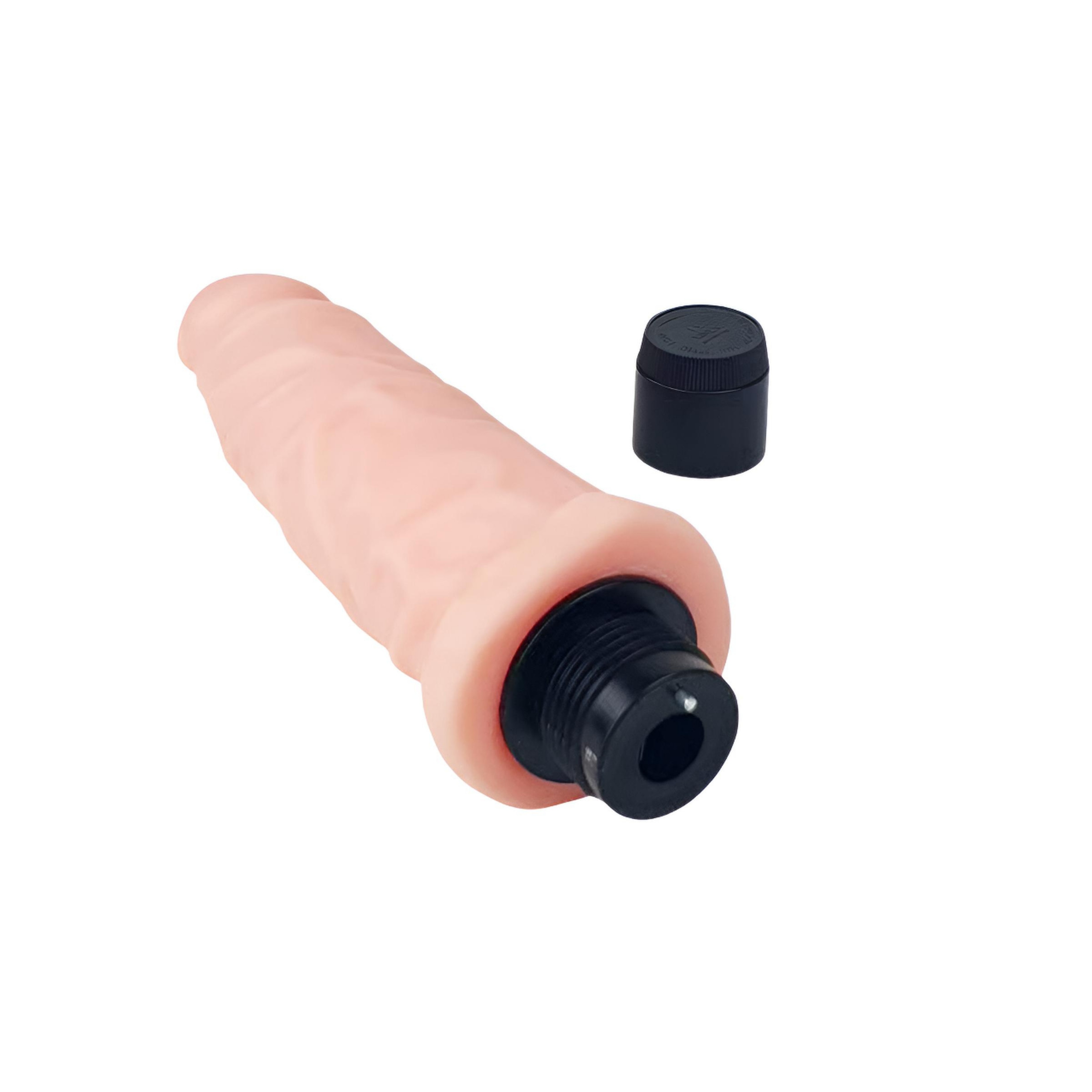 Prótese Peniana Realística em TPR com Glande, Veias e Vibração Multivelocidade - Lovetoy Xtreme Feel 7.5" | 15 x 4,2 cm - 4
