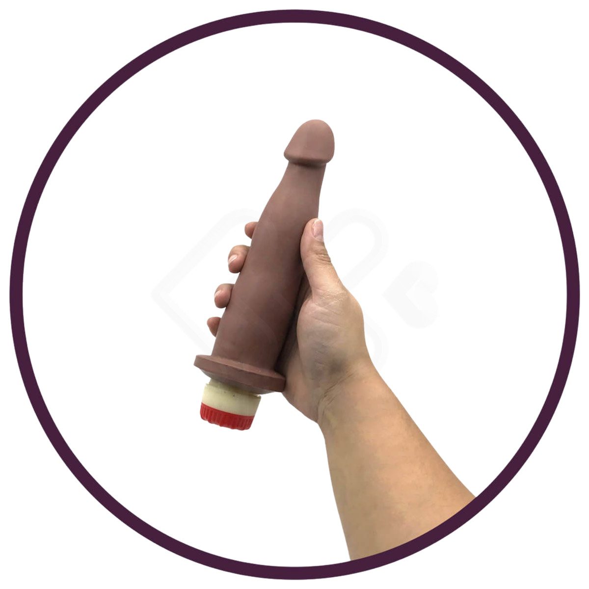 Prótese Realística em Formato de Pênis Liso com Vibração Multivelocidade e Resistente à Água - Real Style Fit | 15,6 x 4,5 cm | Disponível em 3 Cores - 10