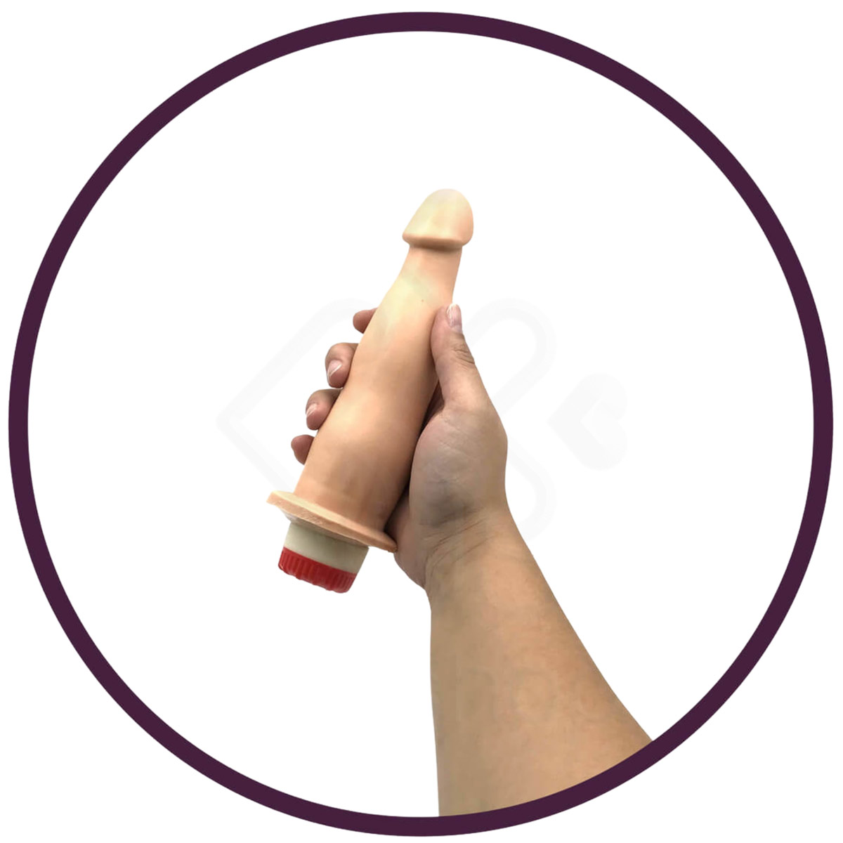 Prótese Realística em Formato de Pênis Liso com Vibração Multivelocidade e Resistente à Água - Real Style Fit | 15,6 x 4,5 cm | Disponível em 3 Cores - 15