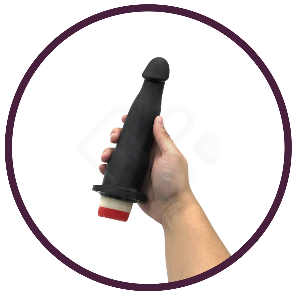 Prótese Realística em Formato de Pênis Liso com Vibração Multivelocidade e Resistente à Água - Real Style Fit | 15,6 x 4,5 cm | Disponível em 3 Cores - 5