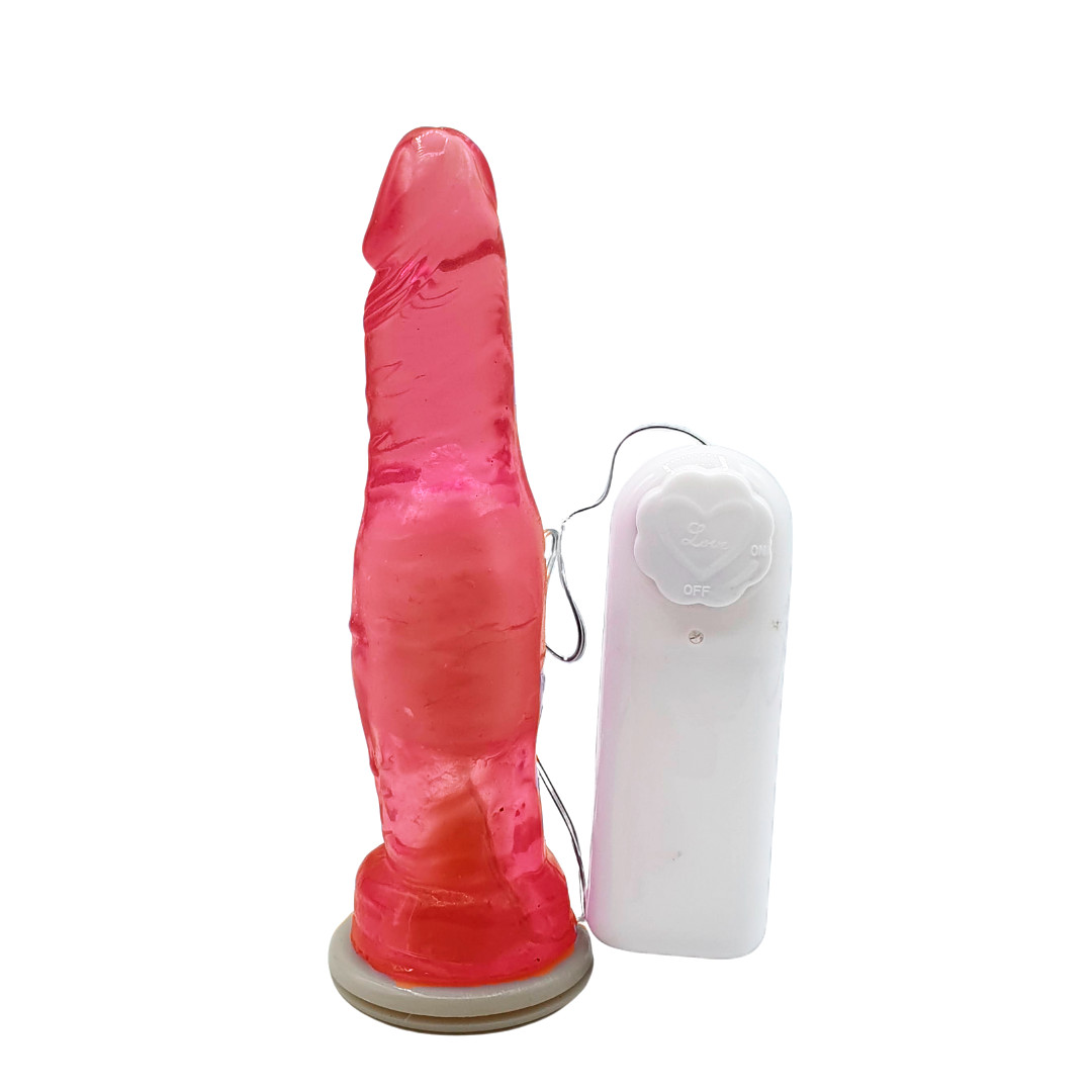 Prótese Realística em Jelly com Vibro Multivelocidade e Cinta Ajustável - Magic Sexy | 14 x 3 cm | Disponível em 8 Cores - 2