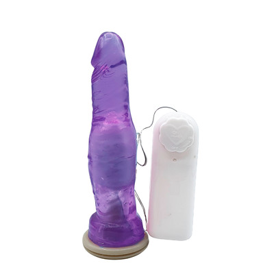 Foto 6 do produto Prótese Realística em Jelly com Vibro Multivelocidade e Cinta Ajustável - Magic Sexy | 14 x 3 cm | Disponível em 8 Cores