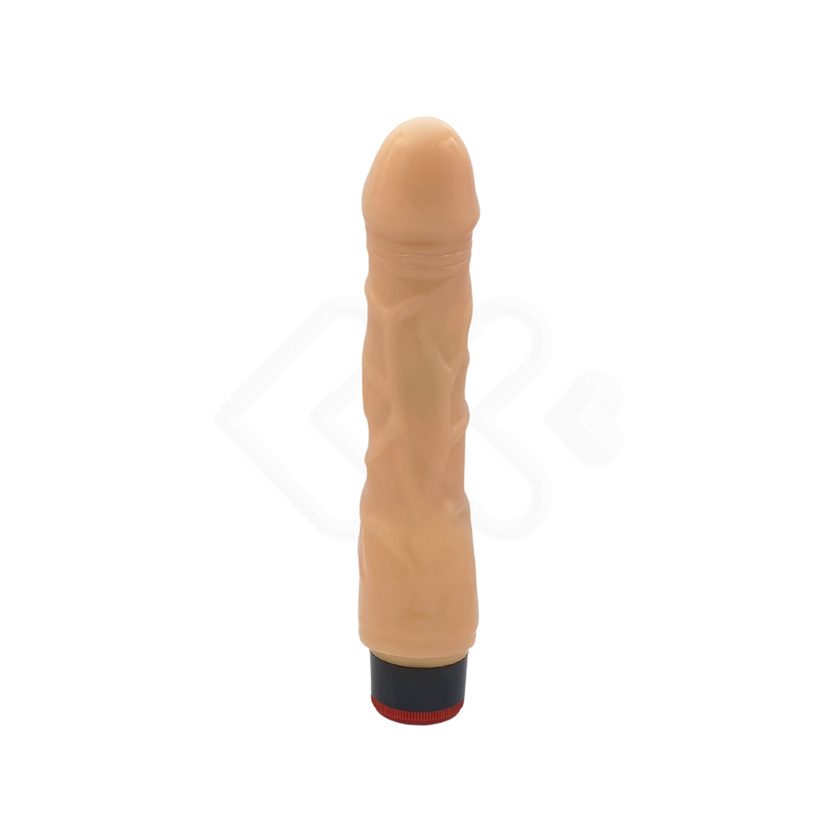 Prótese Realística em Silicone com Vibração Multivelocidade - Black Cherry 8 | 17,1 x 3,7 cm - 2