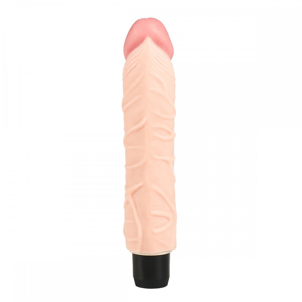 Prótese em TPE com Veias Sobressalentes, Glande Definida e Multivelocidade - Realistic The Original Cock | 17,5 x 3,5 cm - 4