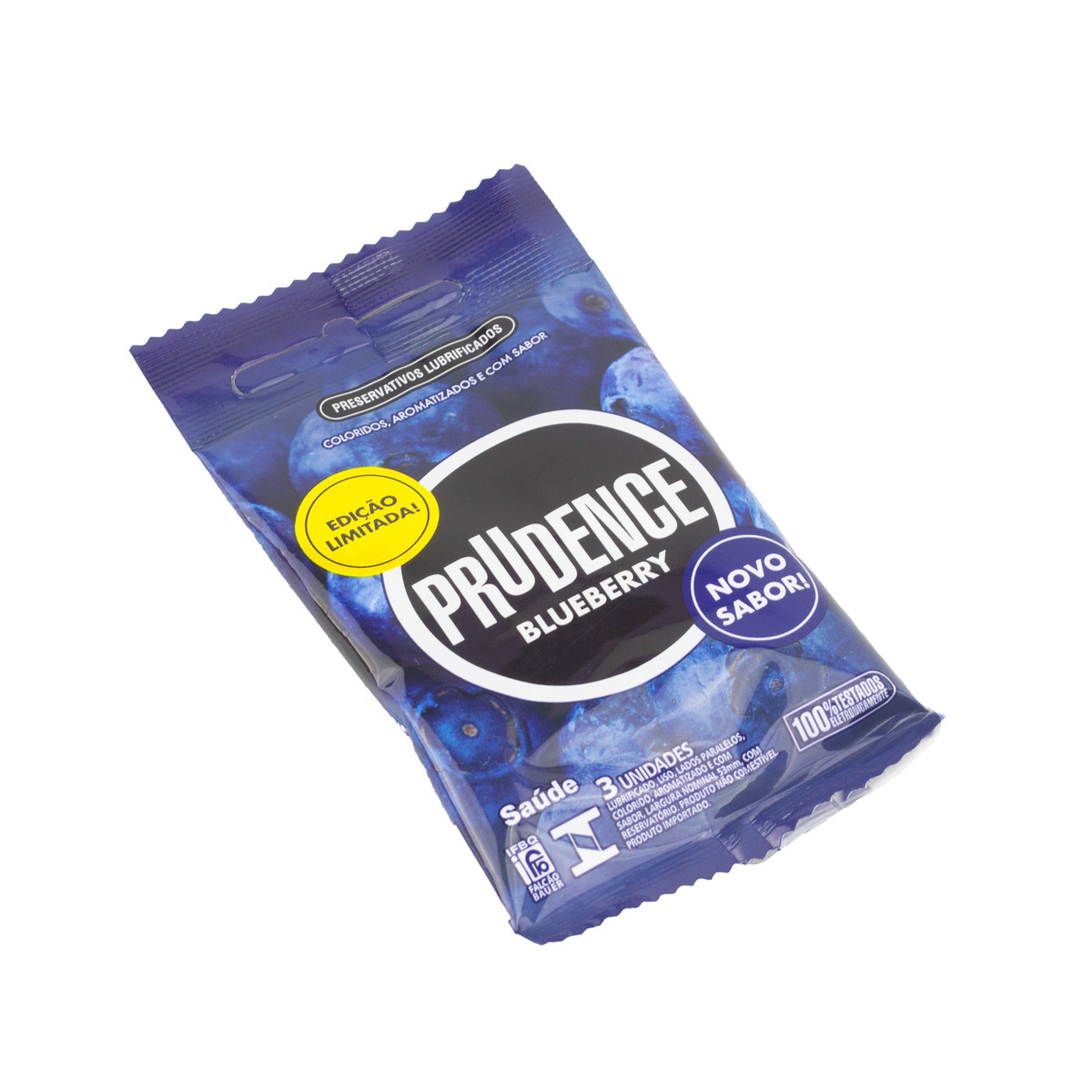 Preservativo com Aroma, Cor e Sabor de Verdade - Prudence Cores e Sabores | 3 Unidades | Disponível em 12 Sabores - 18