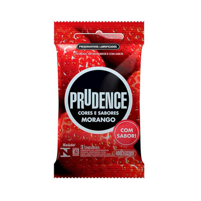 Foto 3 do produto Preservativo com Aroma, Cor e Sabor de Verdade - Prudence Cores e Sabores | 3 Unidades | Disponível em 11 Sabores
