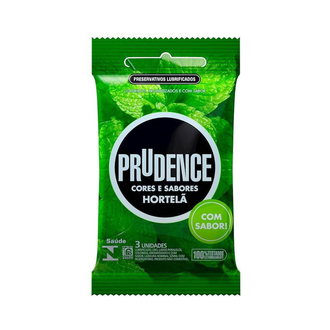 Preservativo com Aroma, Cor e Sabor de Verdade - Prudence Cores e Sabores | 3 Unidades | Disponível em 12 Sabores - 7