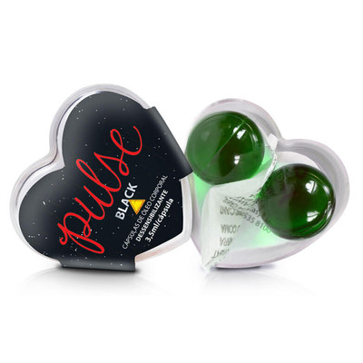 Foto 1 do produto Bolinhas Explosivas Excitantes com Efeito Dessensibilizante - Pulse Black - 2 Unidades