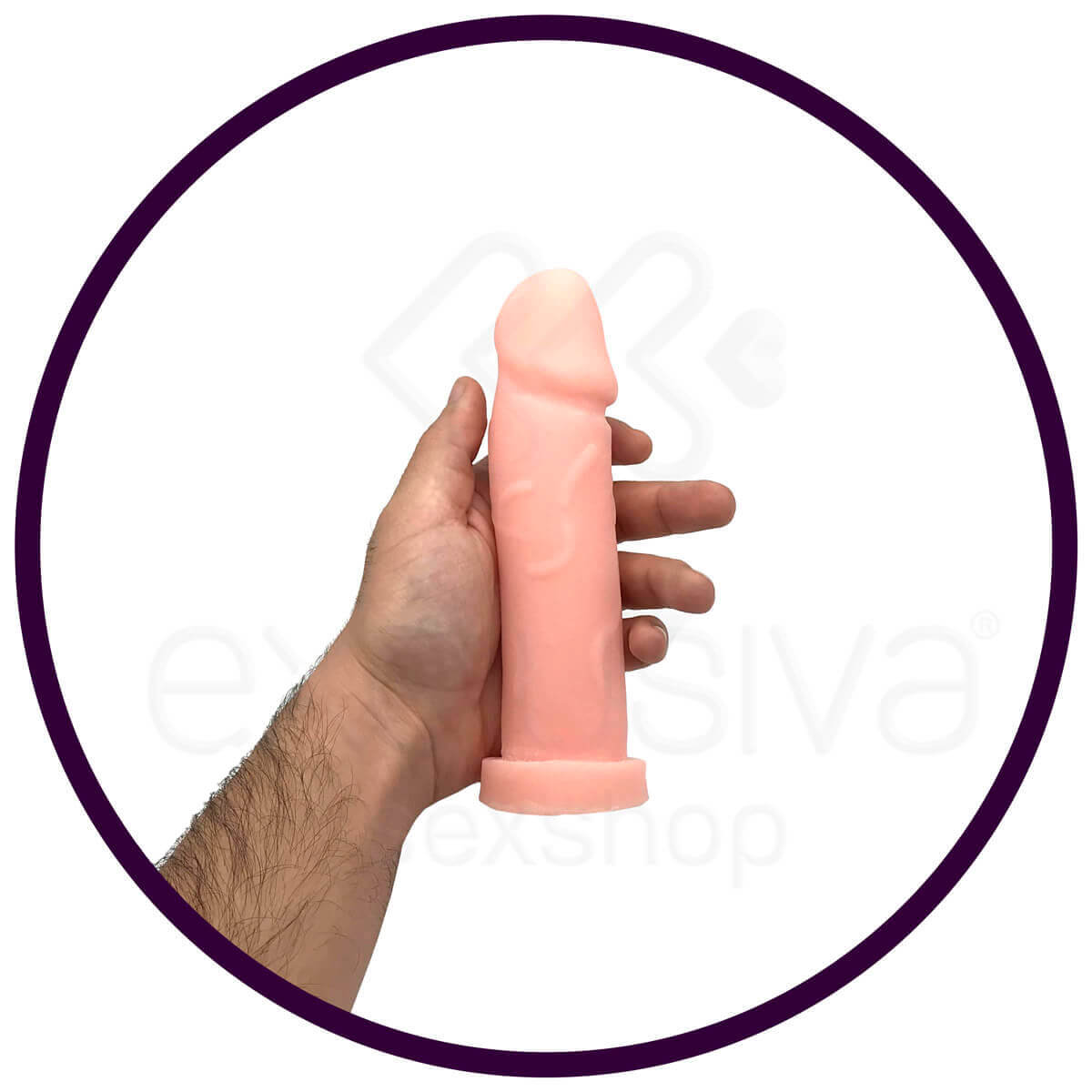 Pura Ambição - Prótese Realística em Formato de Pênis em Cyberskin com Vibrações Multivelocidade e Vértebra - 17 x 4 cm - 3