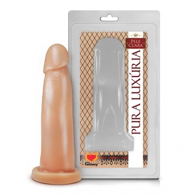 Foto 2 do produto Pura Luxúria - Prótese em Formato de Pênis com Base para Cinta Peniana - 14 x 4 cm | Modelo: 1420A.B