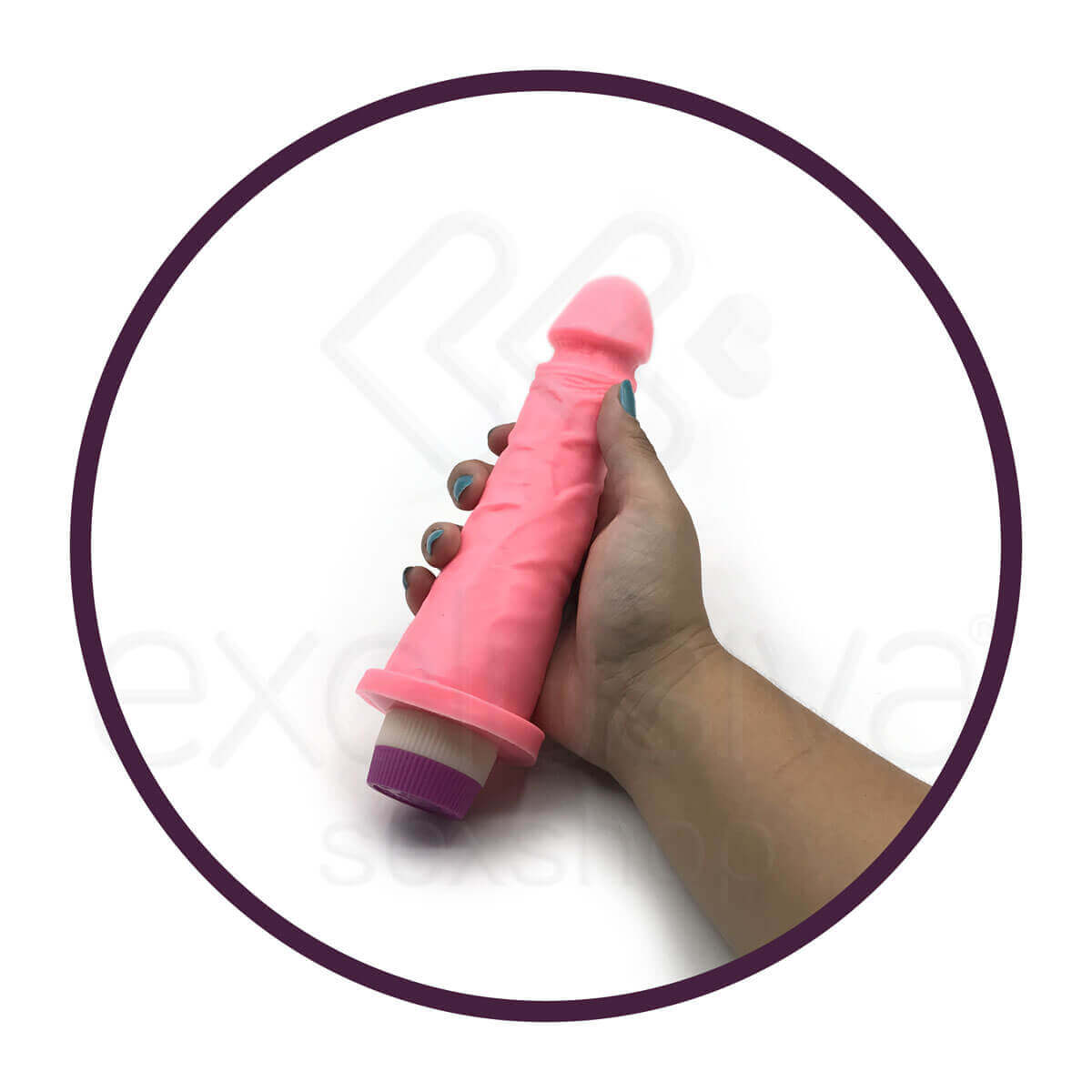 Prótese Realística com Aroma e Multivelocidade de Vibração - Sexy Fantasy Pura Tentação | 17,5 x 4,6 cm | Disponível em 3 Aromas - 10