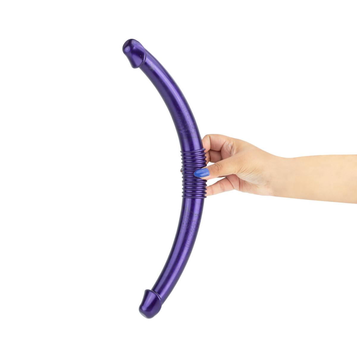 Prótese Peniana com Ponta Dupla e Glande Delineada - Puro Desejo | 45,3 x 3,5 cm - 5