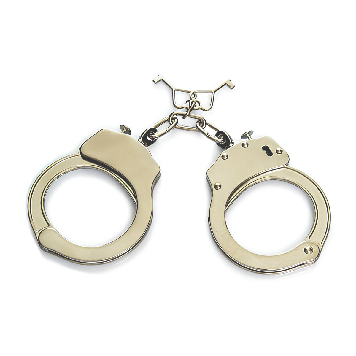 Algemas em Metal com Trava de Segurança e 2 Chaves - Puro Fetiche | Cor: Cromado - 2