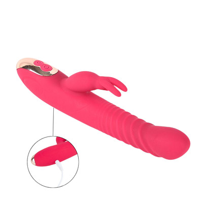 Foto 4 do produto Vibrador Rabbit Recarregável com 3 Movimentos de Vai e Vem e 8 Modos de Vibração - Libo Rabbit Vibrator | 12,3 x 3,3 cm