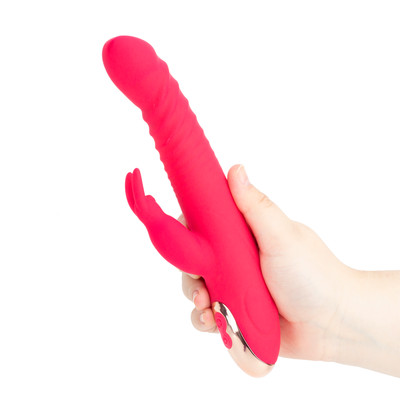Vibrador Rabbit Recarregável com 3 Movimentos de Vai e Vem e 8 Modos de Vibração - Libo Rabbit Vibrator | 12,3 x 3,3 cm