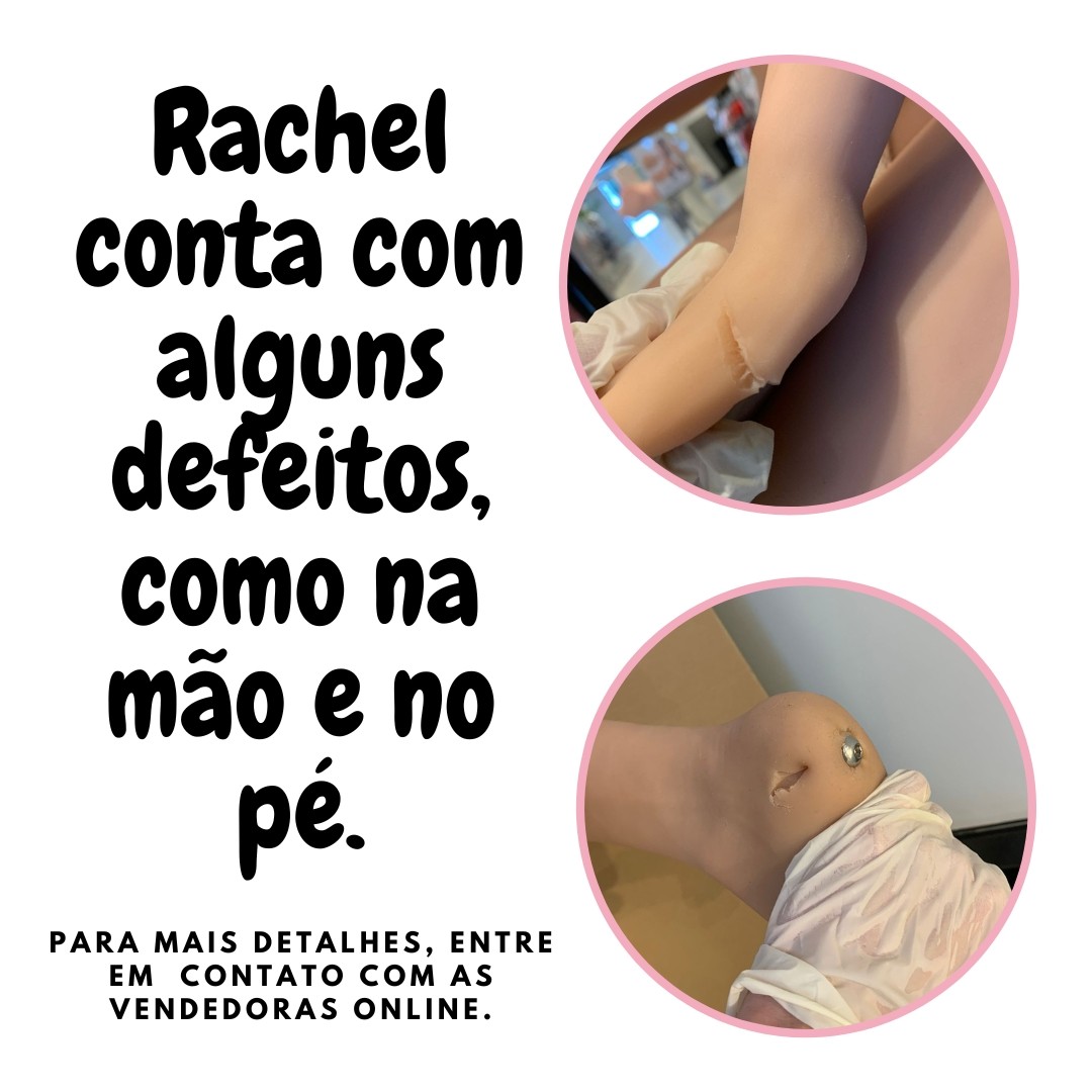 Rachel - Boneca Realística em TPE com Cabelo e Olhos Castanhos, Seios Médios, Vértebras em Aço e Acessórios - 45 kg e 1,69 Metros de Altura - 11