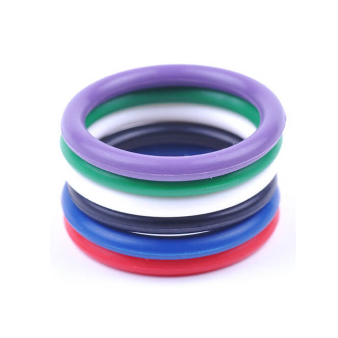 Rainbow Silicone Pleasure Rings - Kit com 5 Anéis Penianos de Borracha - 2