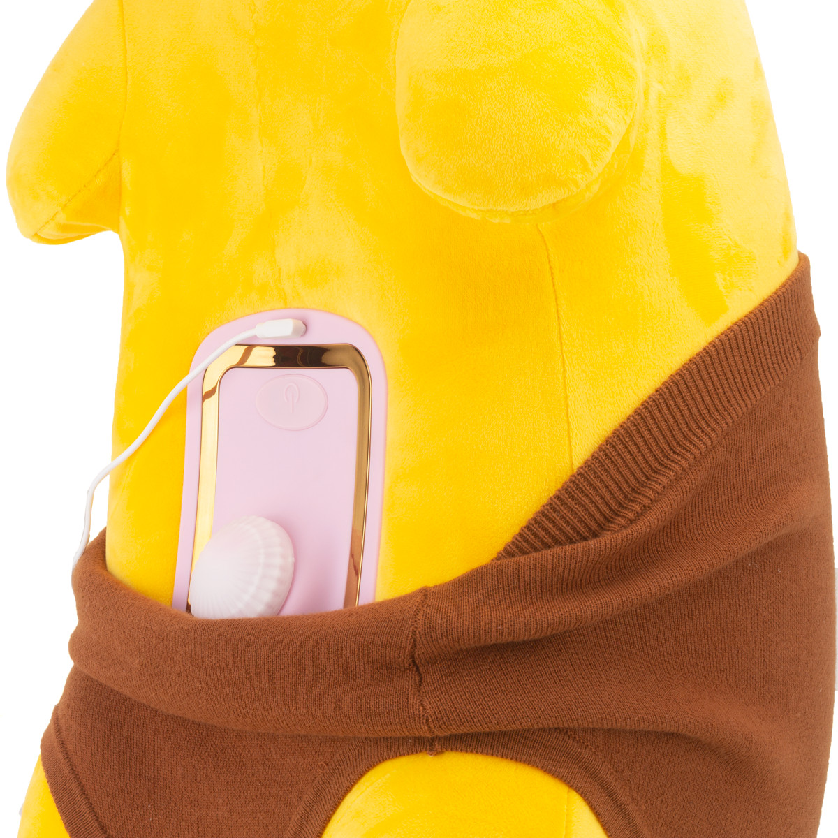 Raposa em Pelúcia com Prótese Peniana, 5 Vibrações, Movimentos de Vai e Vem e Aquecimento - Fox | 15 x 3,1 cm - 5