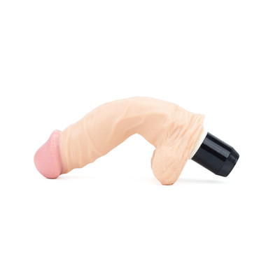 Foto 5 do produto Prótese Realística em Formato de Pênis em Silicone com Vértebra, Escroto e Multivelocidade - Xtreme Flexi | 14,5 x 4,3 cm